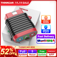 THINKCAR BD6 Bluetooth Auto OBD2 Scanner Full System 5 RESET ETS OIL Lifetime Free Update Car Diagnostic Tool Use THINKDIAG APP