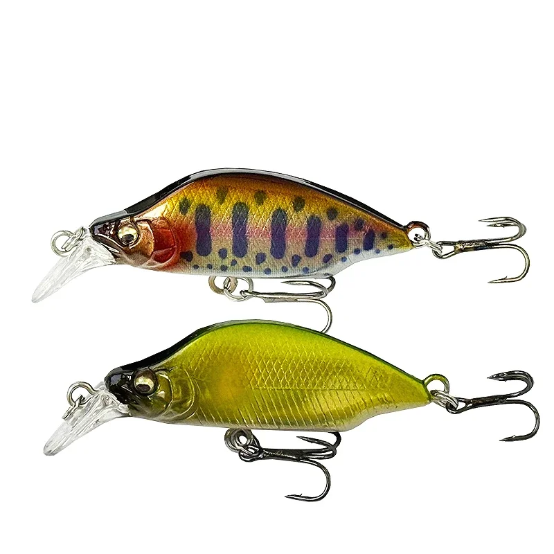 

The curved humpback design produces a strong winking effect and action response. 4.5cm/3.8g Minnow Sinking Road Runner Lure