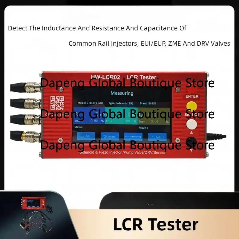 LCR02 Tester Common Rail Piezo Injector Tester Eui/Eup ZME Drv Solenoid Valve Pump Sensor Simulator
