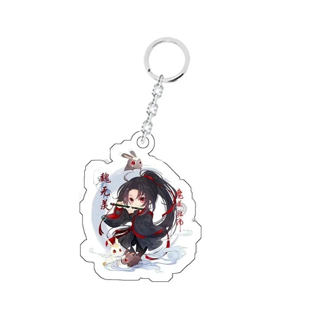 6cm Anime Mo Dao Zu Shi Acrylic Stand Figure Demonic Wei Wuxian Keychain Desktop Standing Plate Decoration Model Gift