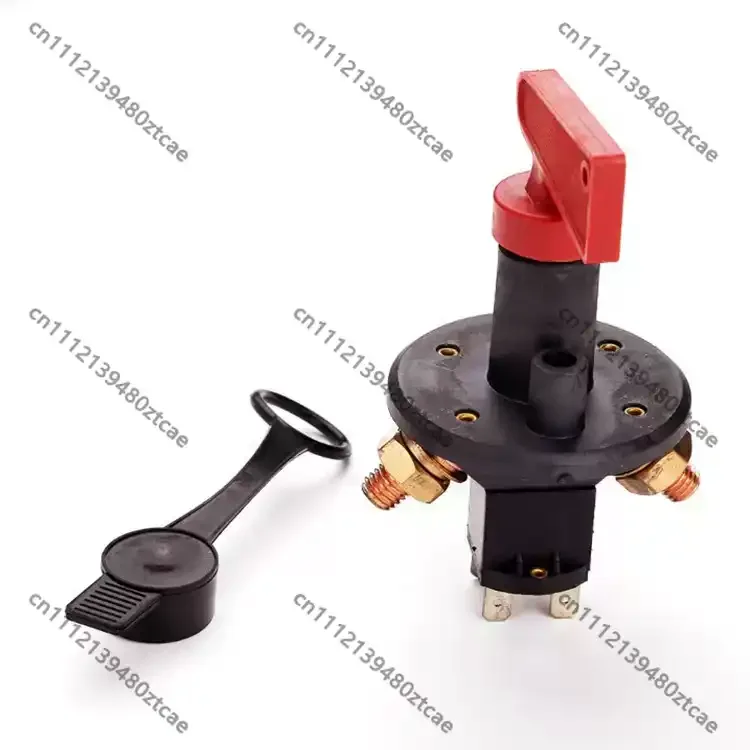 DC12V 24V 2 Terminal Battery Master Cut Off Switch Anti-Leakage Power Switch For Car Boat RV Modification