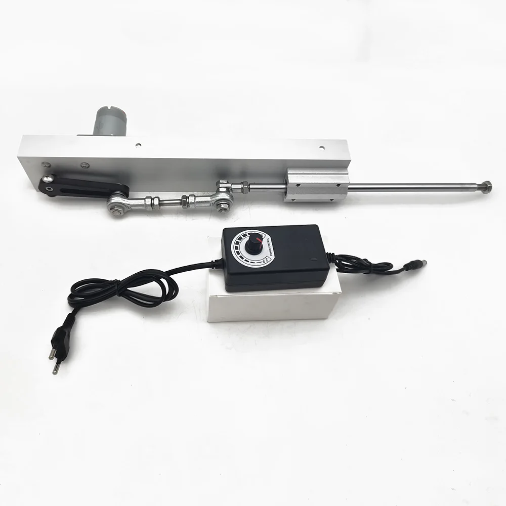 Reciprocating Cycle Linear Actuator DC 24V Gear Adjustable Telescopic Motor DIY Motor With Speed Controller Stroke 3-15CM