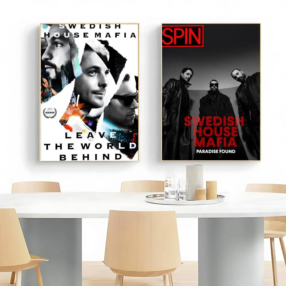 electronic music Swedish House Mafia Poster Wall Art Print Decorative Mural Home Decor Gift Unframed