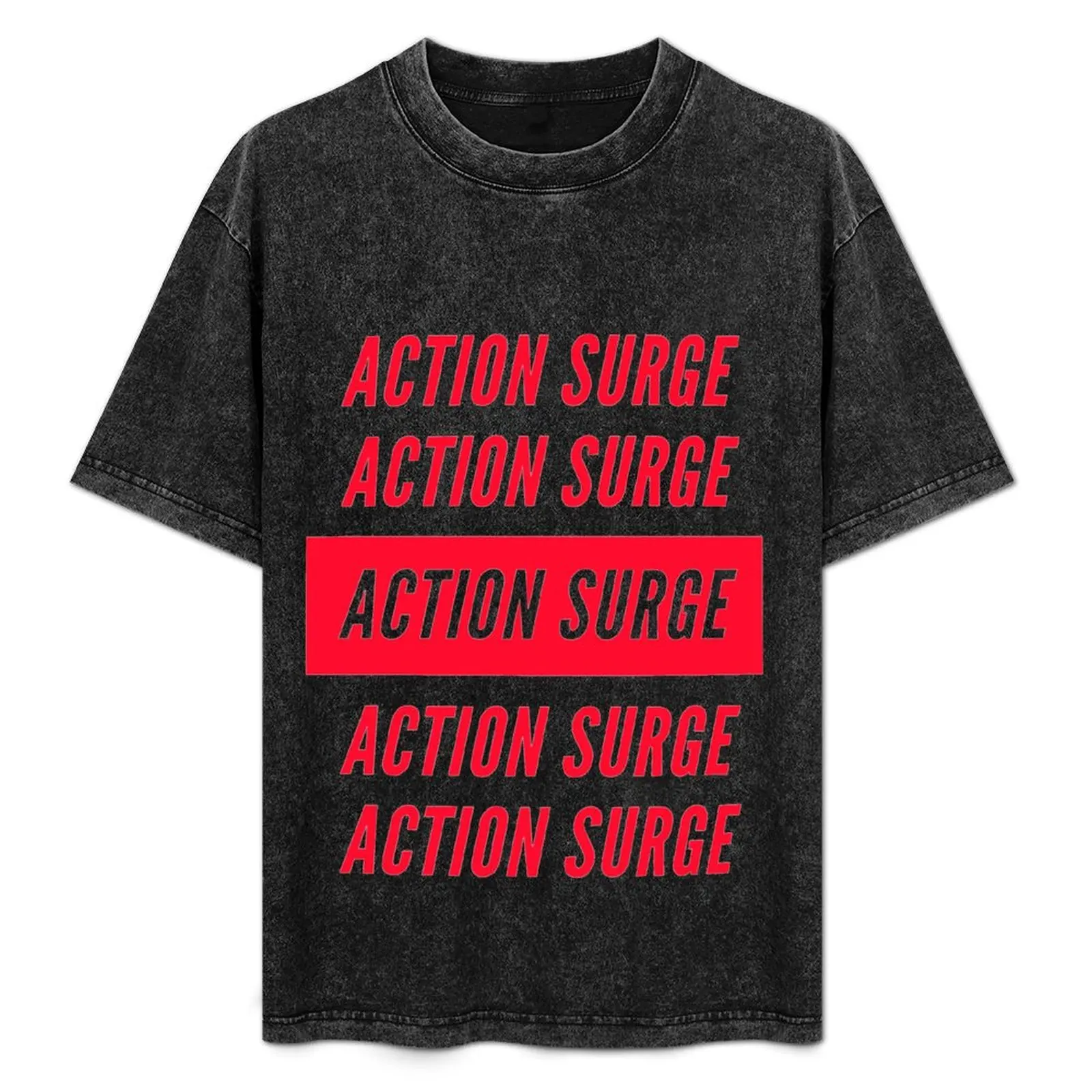 

Action Surge TTRPG Dungeon Apparel T-Shirt Outdoor Work Short Sleeve Top