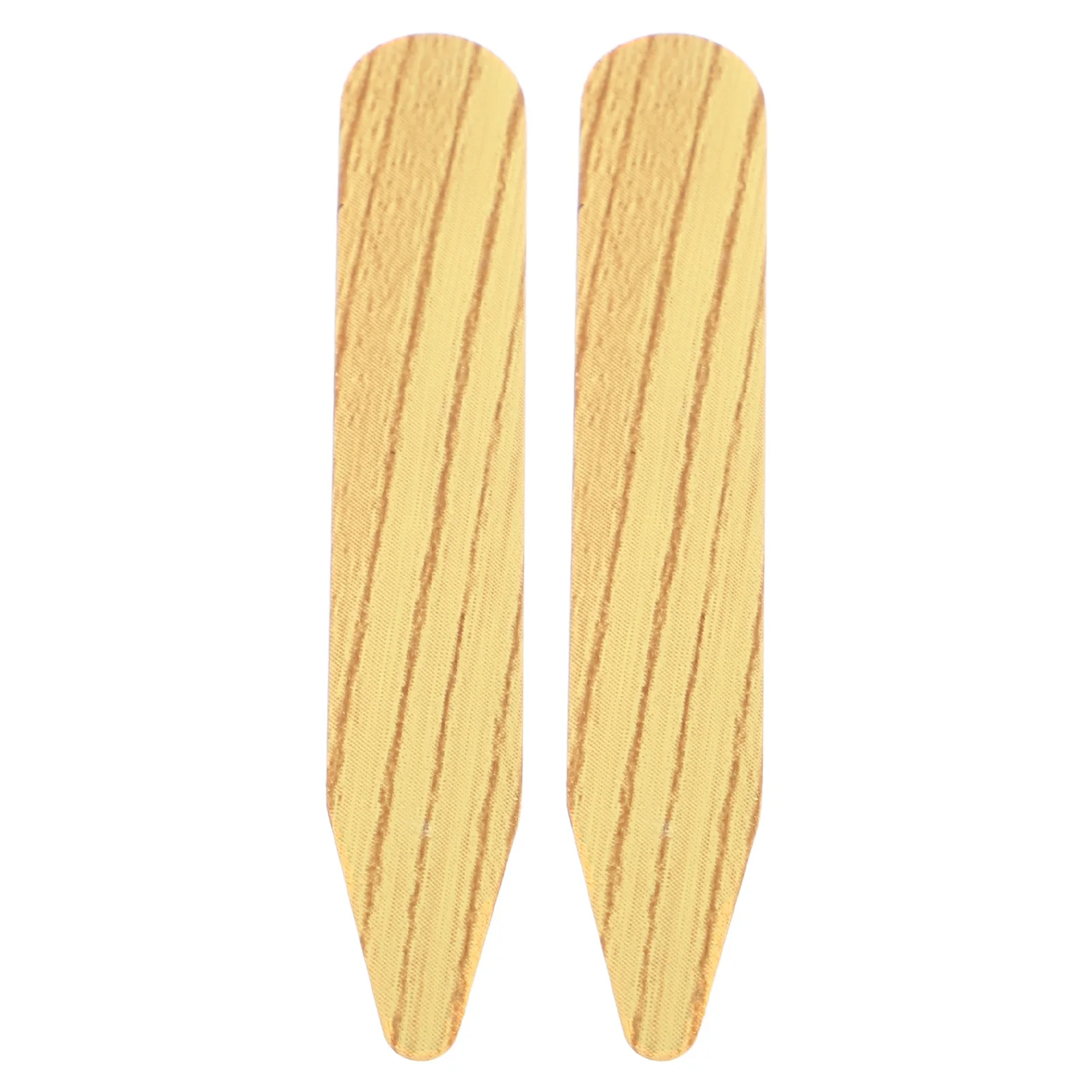 1 زوج من البلاستيك يبقى الخشب الحبوب إنهاء قميص طوق دعم للرجال قمصان هش طوق إدراج المثبتات