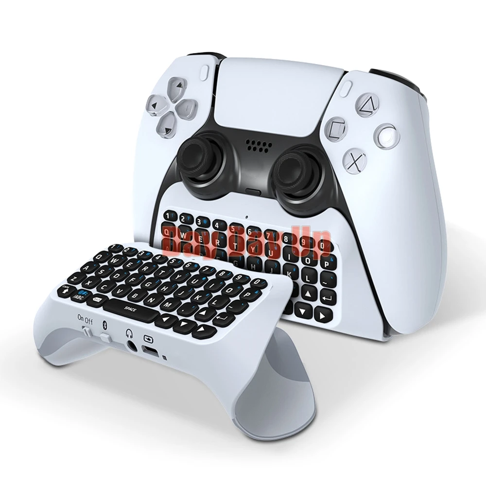 1 szt. Bezprzewodowy kontroler gier Bluetooth z wbudowanym głośnikiem do klawiatury do gier na żywo dla kontrolera PS5