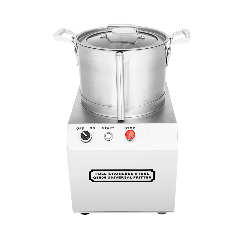 LR-QS-806 آلة تقطيع الخضراوات التجارية المروحية وعاء الغذاء الصف مطعم فندق الاستخدام-لثوم الفول السوداني الفول السوداني