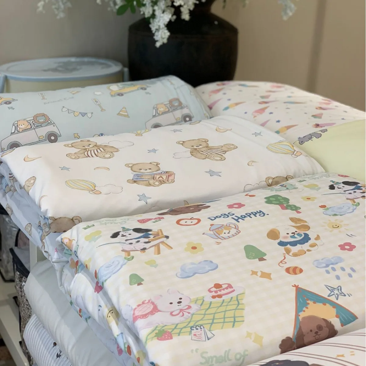 ins wind double-sided cool silk single summer quilt cool silky cute little animal cool skin air conditioner quilt