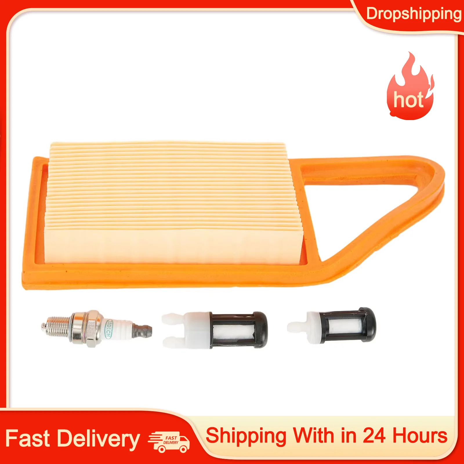 Fit For Air Filter Tune-Up Kit BR500 BR550 BR600 BR700 4282-141-0300 For -Stihl OEM Single Port & Dual Port Fuel Filters