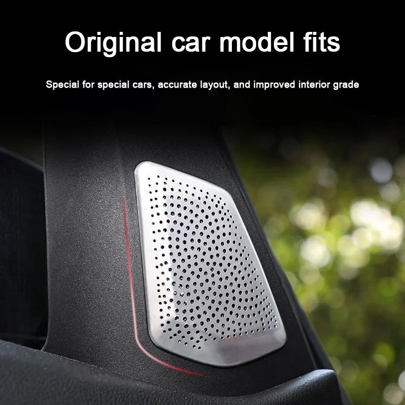 لسيارة BMW 3 سلسلة G20 2020 2021 2022 2023 غطاء حماية من الغبار لمكبر الصوت على عمود A غطاء مكبر الصوت بوق ملحقات داخلية للسيارة #3