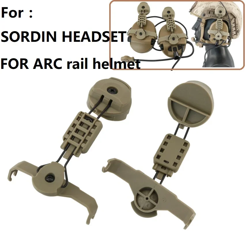 

SORDN Electronic Muffs Headset Stand ARC Rail Adapter for MSA SORDIN Tactical Headphones Hearing Protection Shooting Headphones