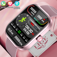 LIGE Multifunctional Smartwatch For All Smartphone Connections Men Bluetooth Call Life Waterproof Watch Sport Smart Watch Women