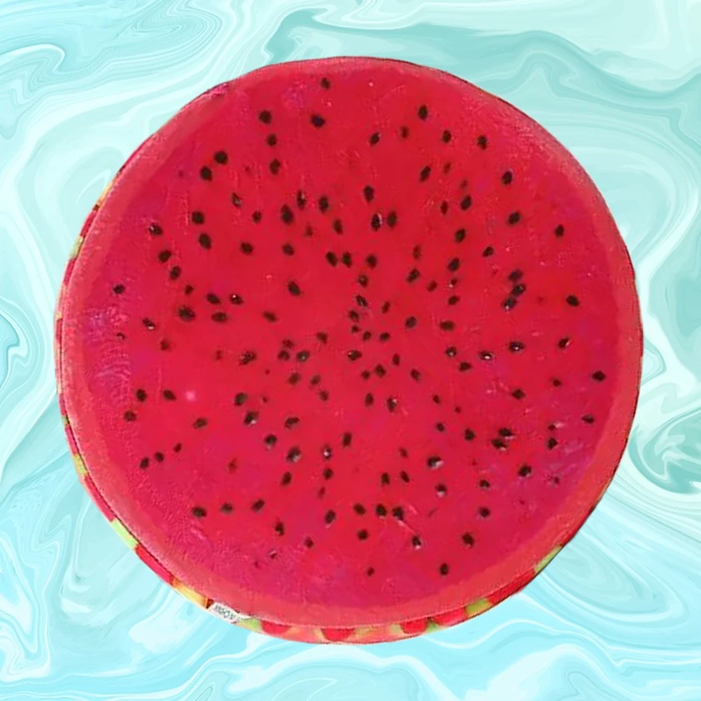 

Fruit Seat 18 Inch Round Chair Watermelon Design Comfortable Cushion For Home Decor Fashion Practical Room