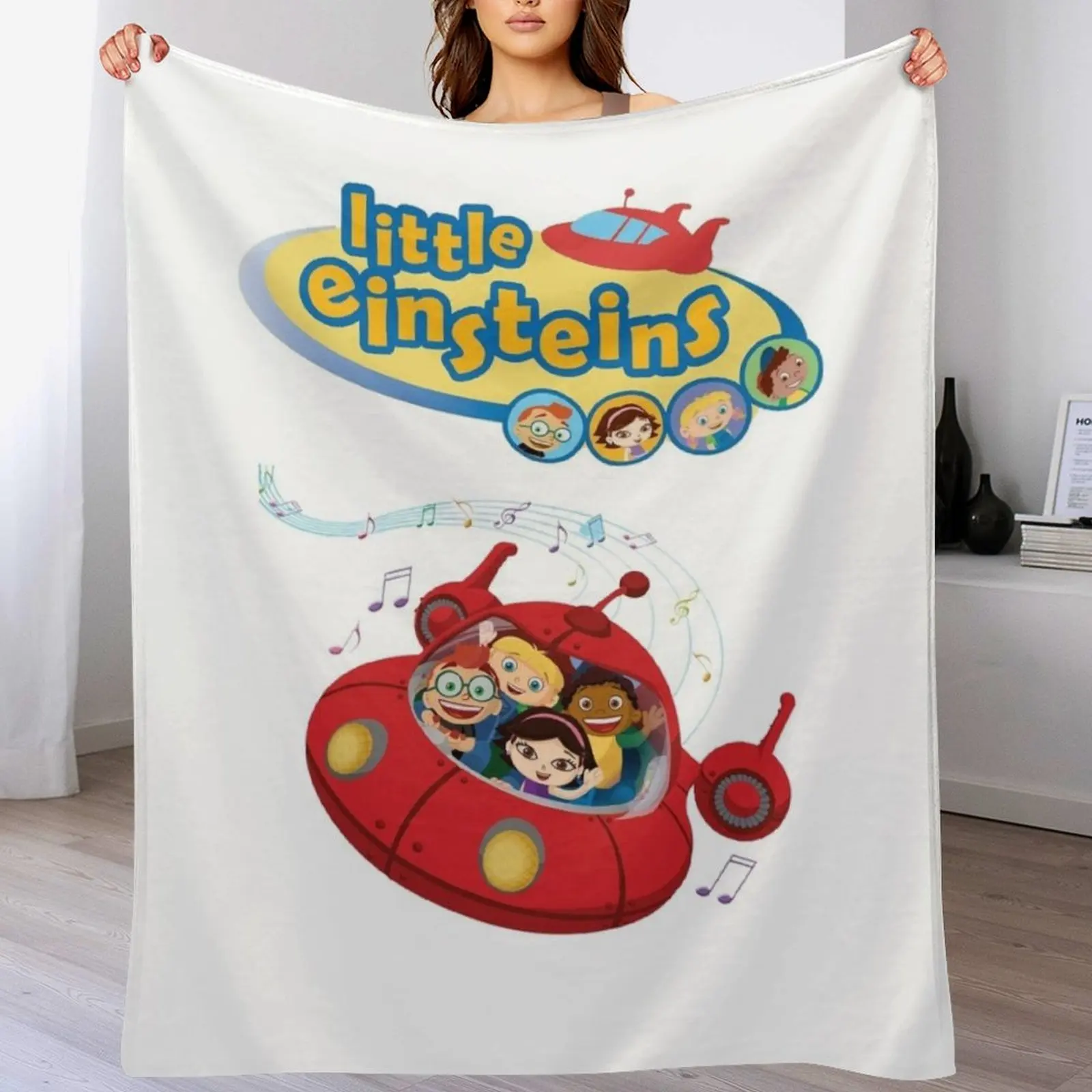 

Funny Little Einsteins clothes little einsteins car Throw Blanket Large Sofa Quilt Blankets For Baby Hairys Blankets