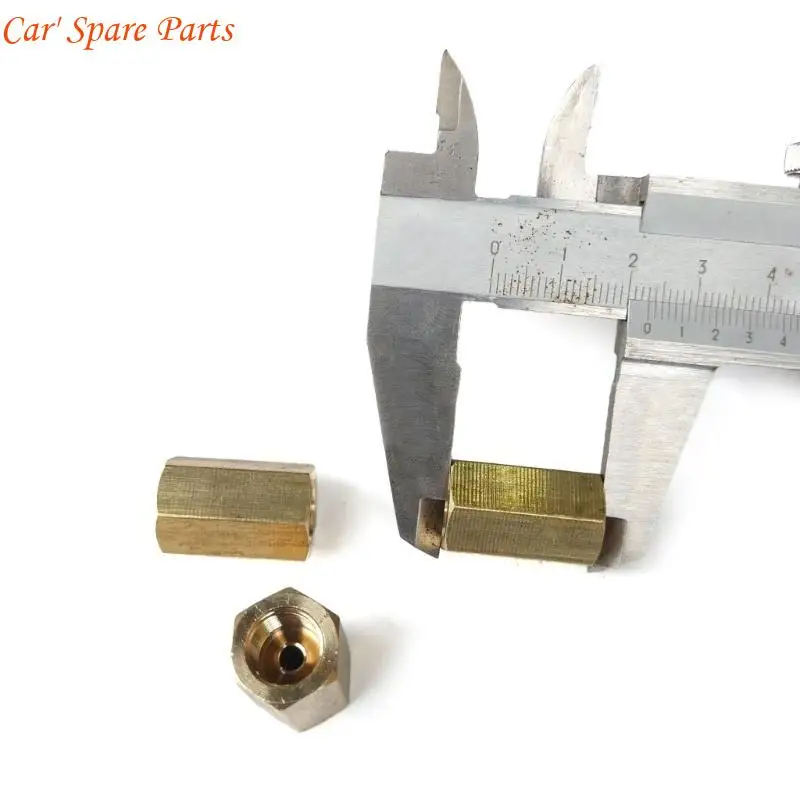 Y4UA Brake Line Fitting Copper Brake Pipe Connectors Auto Part 1 Union 2