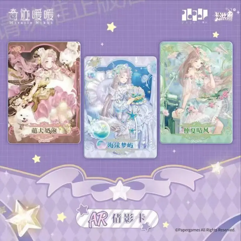 KAYOU Echte Miracle Nikki Karten Variety Stars Wonder Pack Anime Peripherie Sammlung Karten Mädchen Spielzeug Geschenke