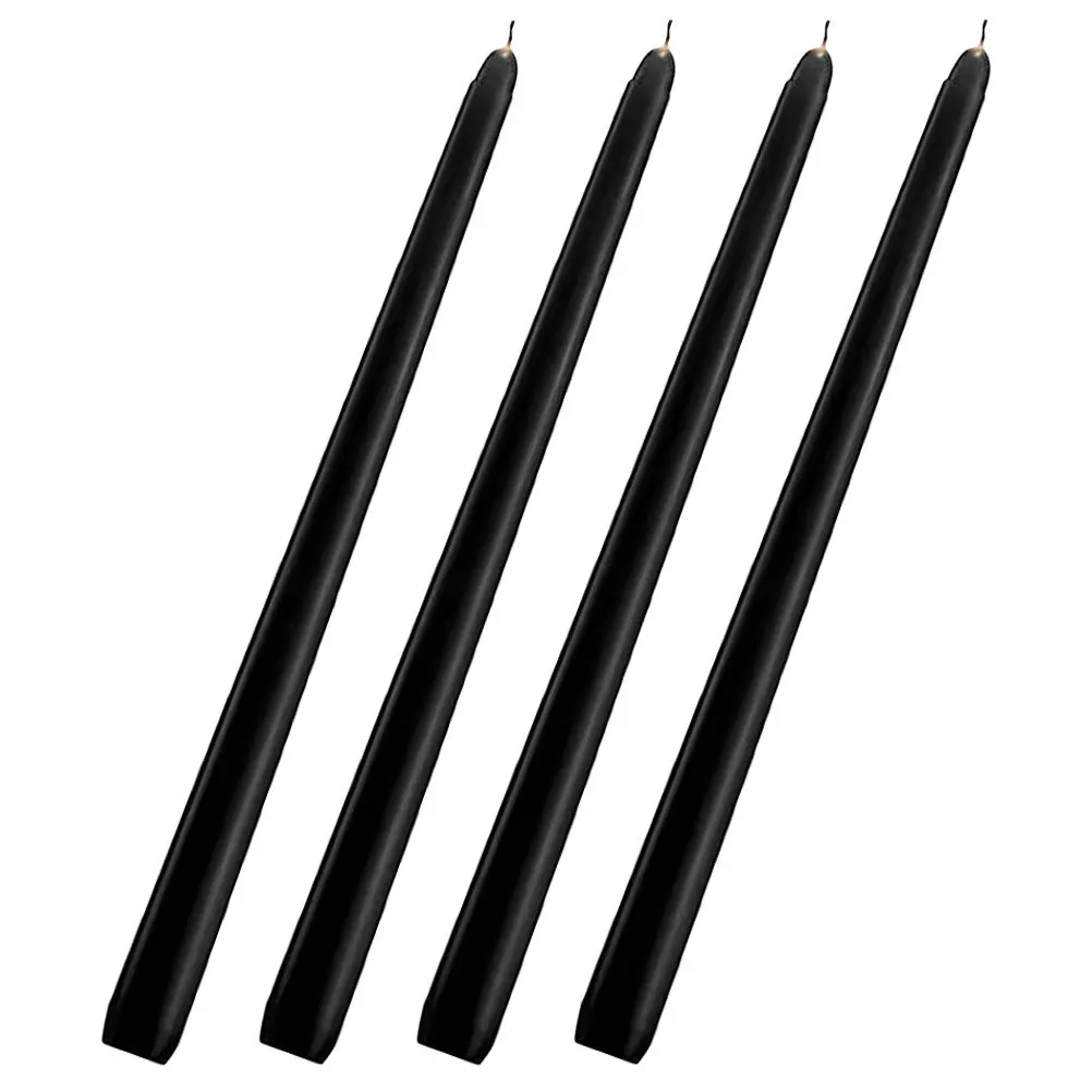 

4Pcs High Taper Simple Design Unscented Paraffin Dinner Party Wedding Home Decor Candles Taper Candles