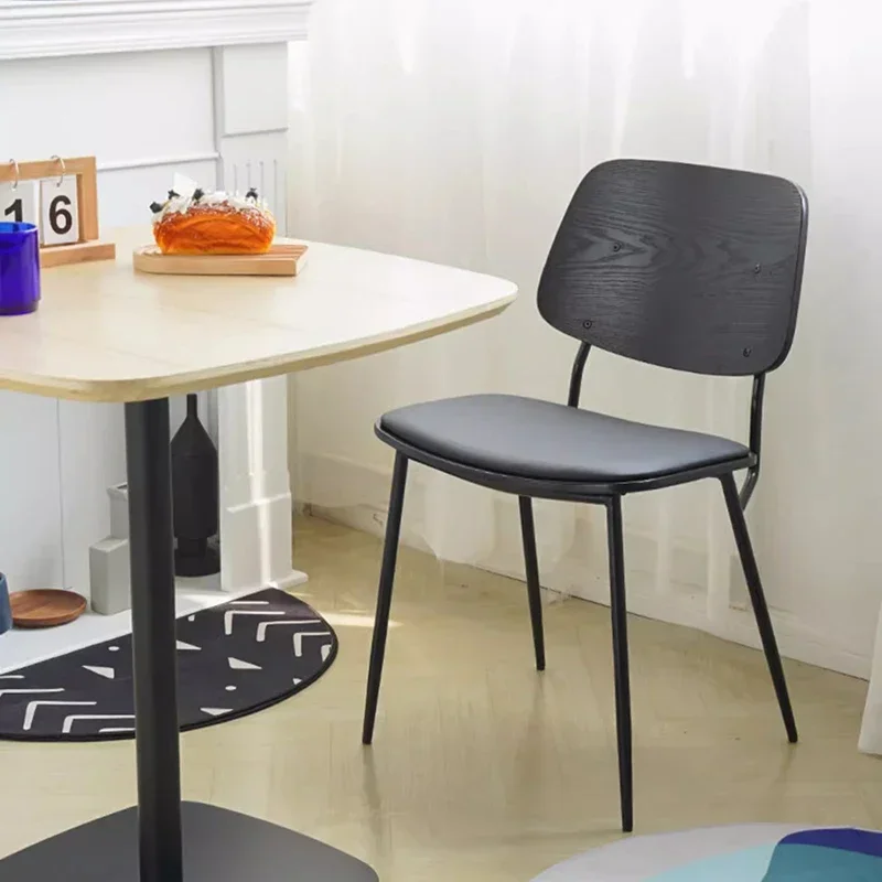 Sillas de Comedor con acento de diseño italiano, sillas de Comedor modernas de dos piezas para dormitorio, cocina, muebles de lujo para el hogar, Silla Comedor LLDC