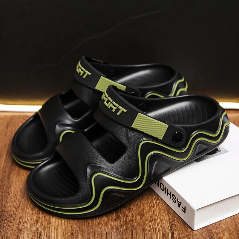 Sandalias De Verano Para Hombre, Diseño Nuevo, Suaves Y Cómodas, Zapatos Casuales De Jardín, Pantuflas Para Casa_voghion.com