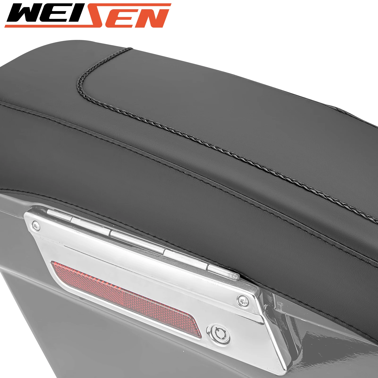 لـ 1993-2013 Harley Touring Road King、Electra Glide、Street Glide、Road Glide、Ultra Limited Motorcycle Saddlebag Lid Covers