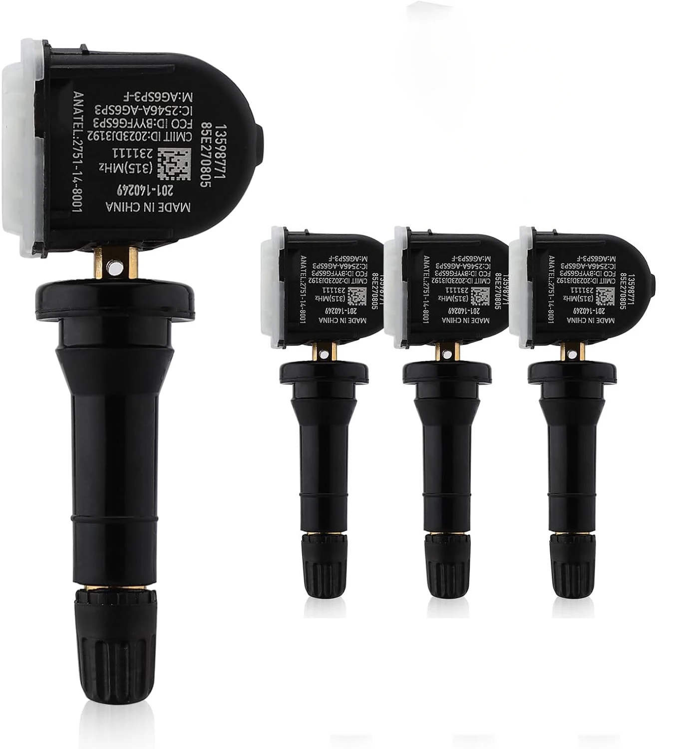 

4 pcs/set Tire Pressure Monitoring System (TPMS) Sensor for Buick Chevrolet GMC Hummer Series 315MHz 13598771