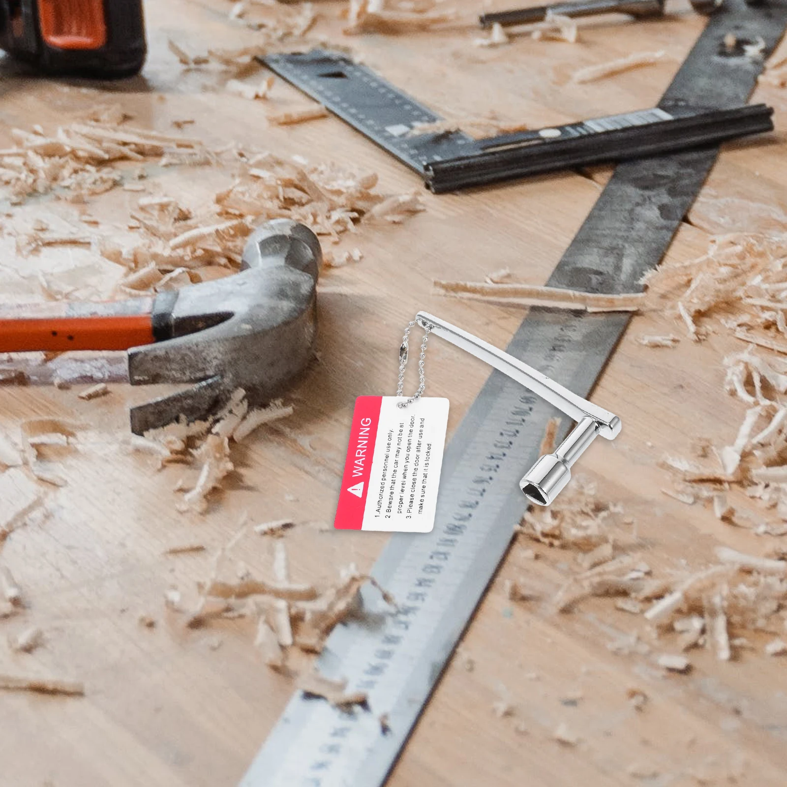 

Universal Elevator Triangle Key Hall Locks Emergency Access Durable Metal Triangular Spanner Socket Wrench Drop Mechanism