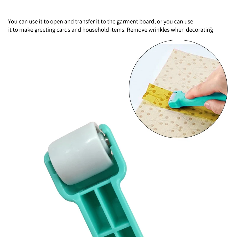1pc Sewing Roll Quilting Seam Roller Sewing Quickly Press Roller Tool Sewing Machine Arts Crafts Easy Grip Handle image 3
