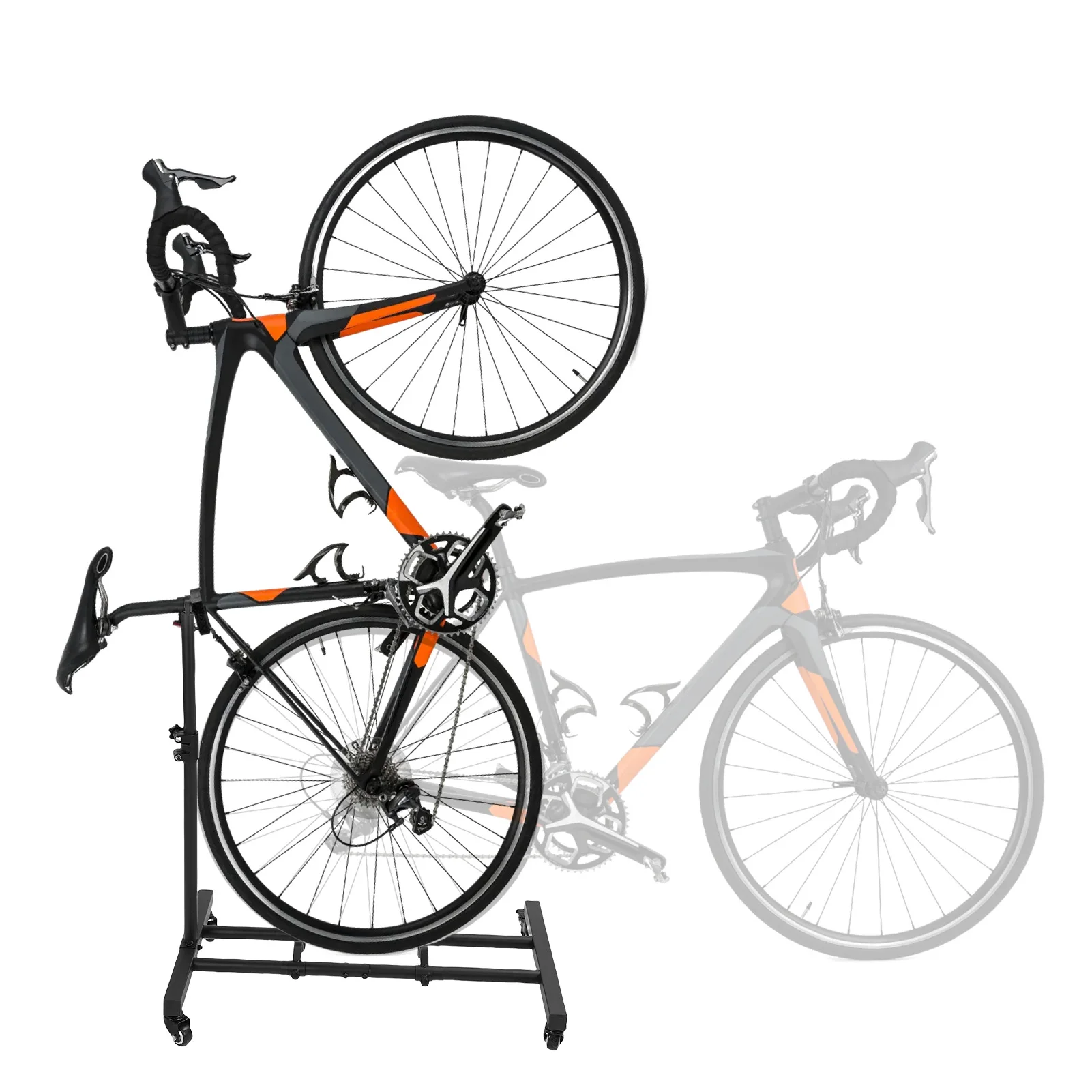 

Portable Bike Rack with Iron Wheel, Support for Multiple Bike Sizes, High Toughness Low Carbon Steel, GK001