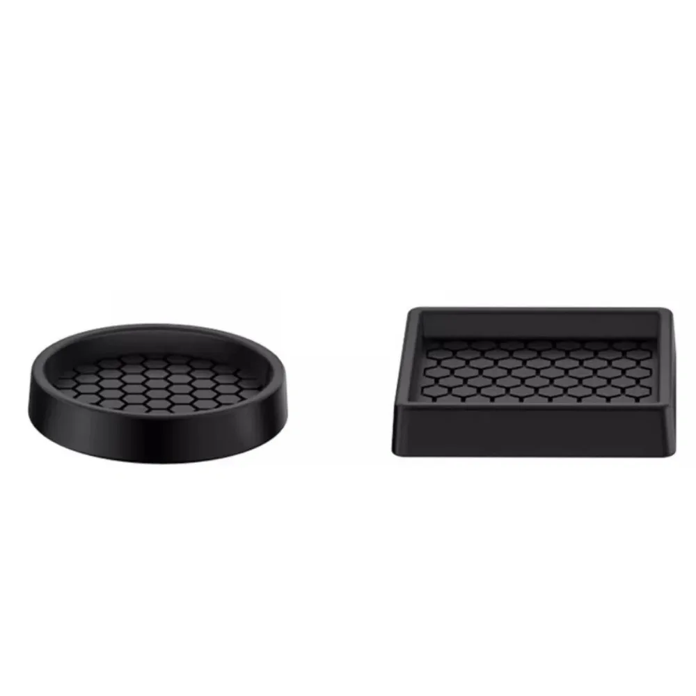 吸盤付き家具コースター4個、滑り止めシリコン家具ホイールストッパー、移動防止ゴムキャスターカップ