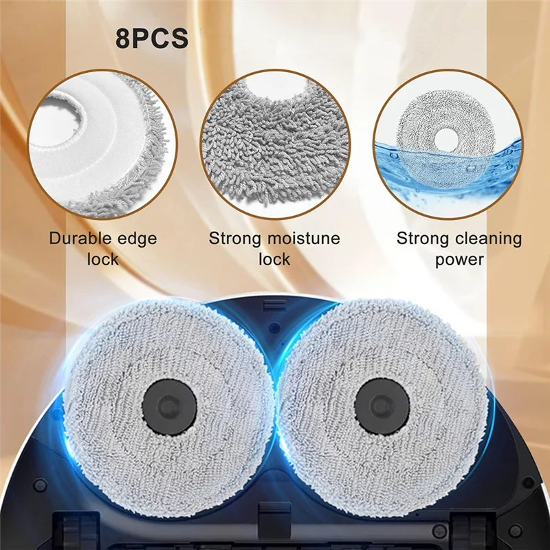 A09G-For Dreame X50 Master، X50S Pro Ultra، X50 Ultra كيس الغبار فرشاة جانبية رئيسية فلتر Hepa ممسحة الملابس استبدال أجزاء الملحقات