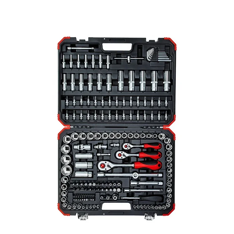 

61 Pcs Car Repair Combination Hand Tool Ratchet Socket Spanner Set