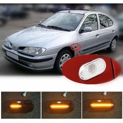 for Renault MEGANE MK1 BA Cabriolet EA Classic LA Grandtour KA 1995 - 2003 Dynamic LED Indicator Side Marker Turn Light Signal