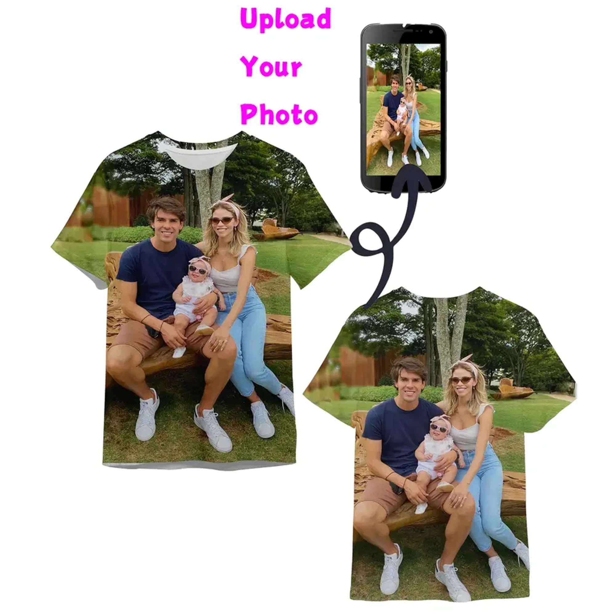T-shirt designer new daily work men custom your photo logo wholesale men's couple clothing T-shirt top