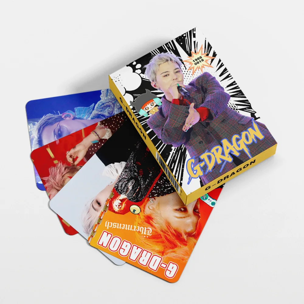 30 Pz/set Kpop Idol Boy BIGBANG Nuova Serie GD di Alta Qualità HD Printd Photocards Carte Lomo Ventole Collezione di Regali