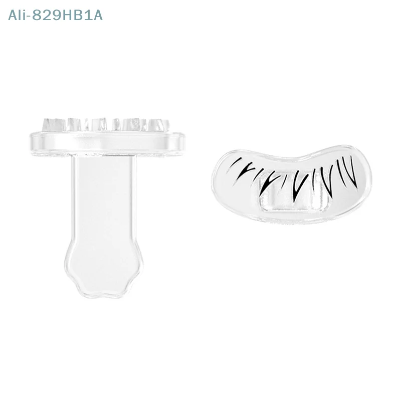 Lower Eyelash Stamp Stencil With Handle Profession Lazy Make Up Under Eyelash Silicone Template False Eyelash Print Tool