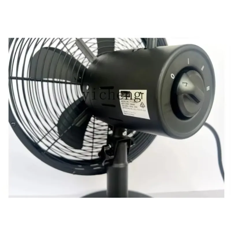 cc27 metal electric fan tube fan household table fan antique   swing head desktop