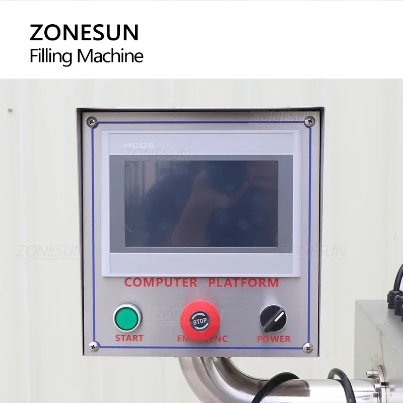 ZONESUN ZS-KL01 Riempitrice automatica per granuli a 2 teste per la linea di imballaggio di barattoli di bottiglie di plastica e vetro