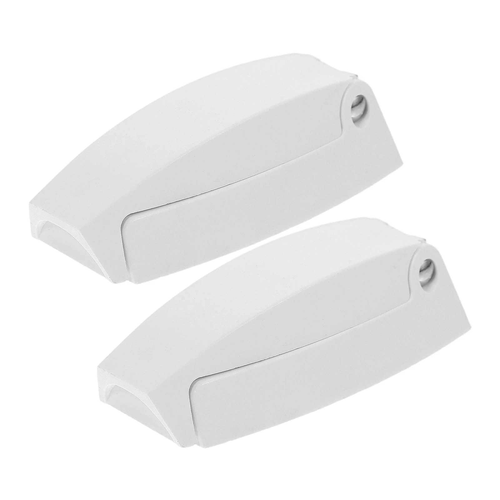 

2pcs Door Holder Hidden Foldable Durable Plastic Easy Installation Universal Fit Boat Hatch Latches Trailer Storage