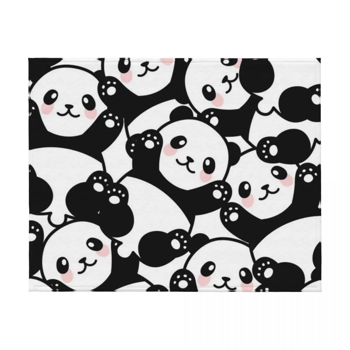الباندا رمي بطانية عيد الميلاد الديكور الفاخرة مصمم الحرارية للسفر لبطانيات أريكة رقيقة