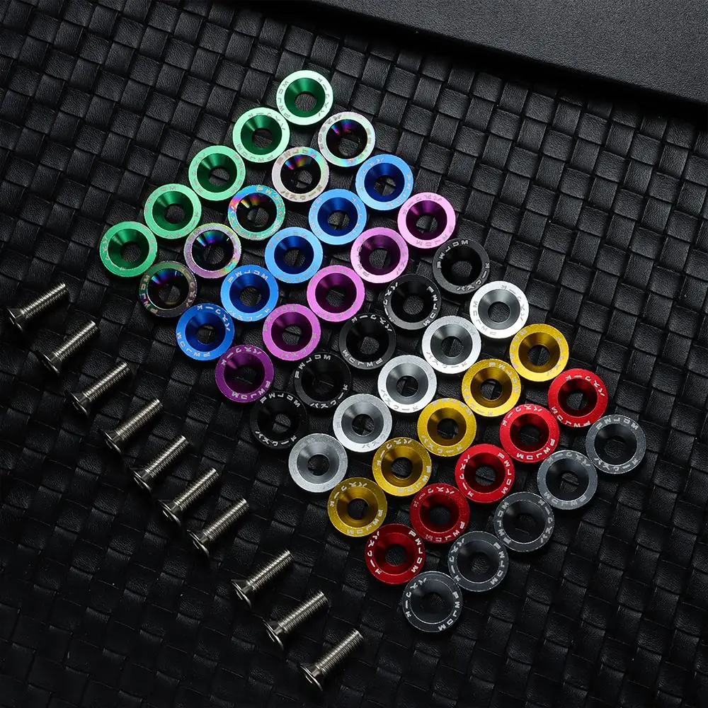 10PCS 9 Colors Thunder Eagel Ultra Zero Scooter Fasteners Screws Screw Washers Car Decorative Screws Handle Bar Screws