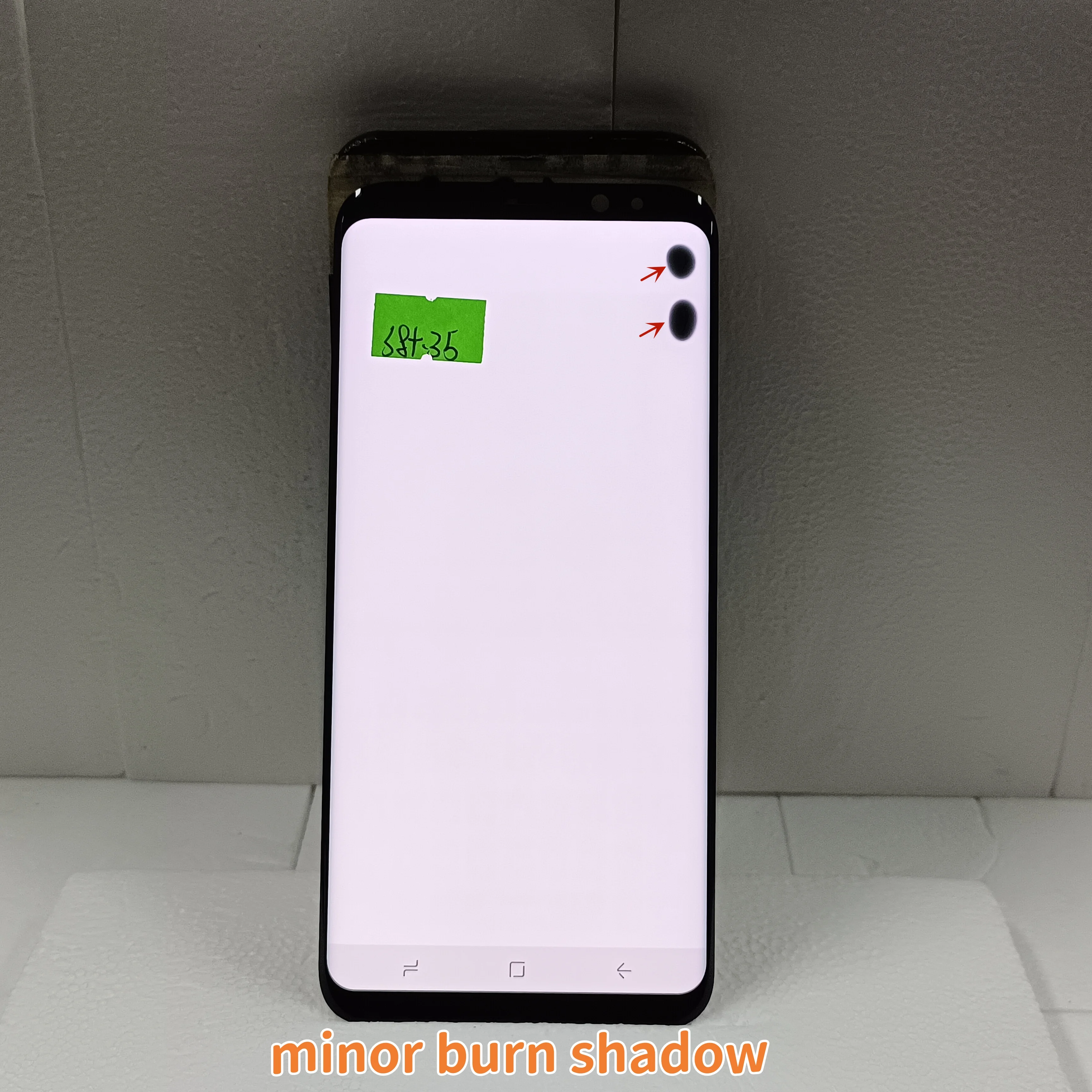 삼성 갤럭시 S8 플러스용 AMOLED 디스플레이, 터치 스크린 디지타이저 수리 부품, 블랙 도트, G955F LCD