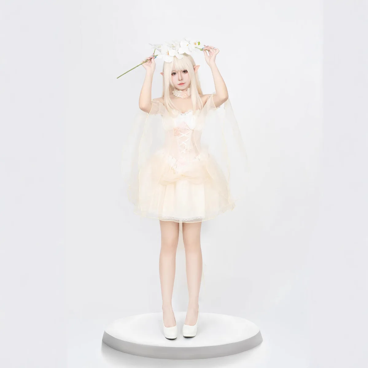 Halloween kostuum bloemenfee cosplay cosplay vlinder kostuum bloem elf volwassen engel dameskleding