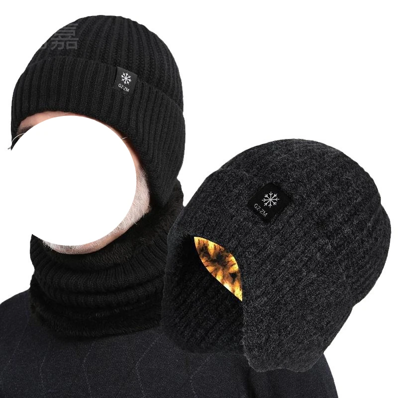 หมวกไหมพรมฤดูหนาวแบบหนานุ่ม ปิดหู กันลม กันหนาว ระบายอากาศได้ดี สำหรับผู้หญิงและผู้ชาย เหมาะสำหรับเล่นสกี