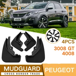 Przednie tylne błotniki dla Peugeot 3008 3008GT MK2 2017 2018 2019 błotniki błotniki błotniki błotniki samochodowe akcesoria