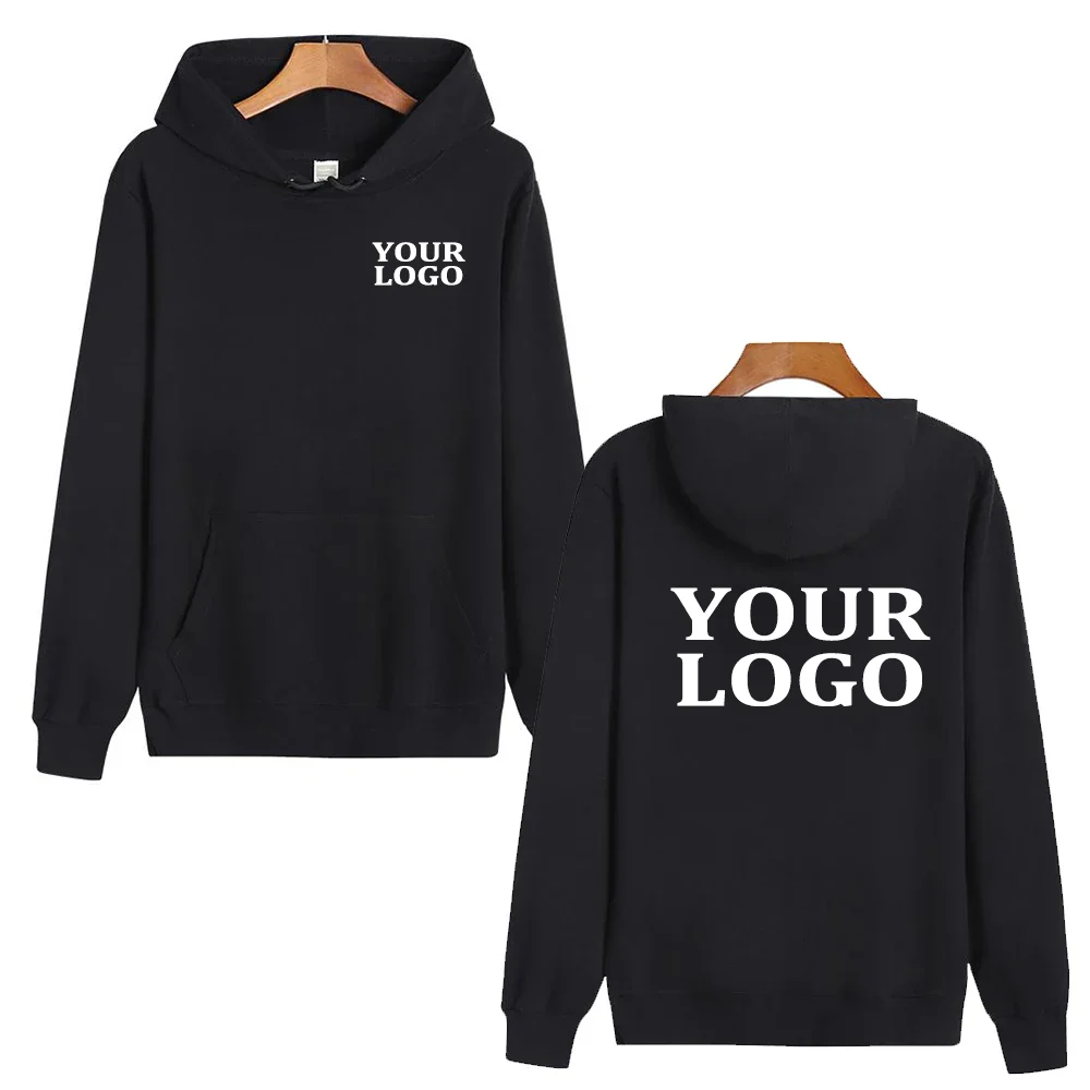 

Custom Personalized Logo 58% Cotton Hoodie Men's Fashion Long Sleeve Sweatshirt Women's Pullover Hoodie Casual Sportswear