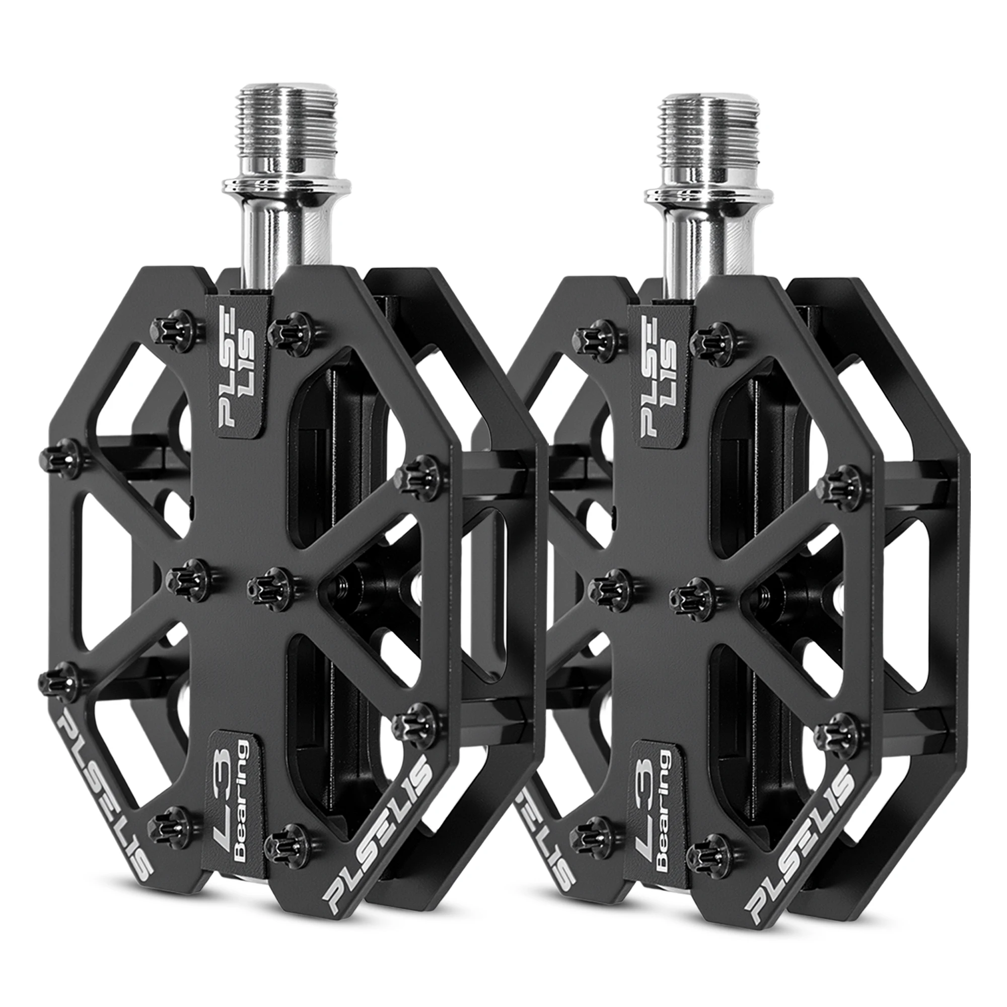 AliExpress plselis Plselis High-Performance Road Bicycle Pedal Aluminum Alloy Chrome Molybdenum Steel Light Professional Anti-Skid Pedal