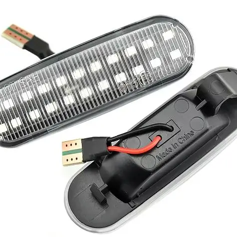 1612811180 1Pair LED Dynamic Waterproor Side Marker Light Blinker Indicator For Fiat Abarth Punto Panda MK2 MK3 Multipla Stilo