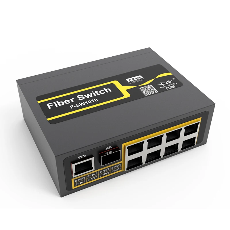 

4-портовый промышленный коммутатор Poe на DIN-рейке Прочный Ethernet-коммутатор