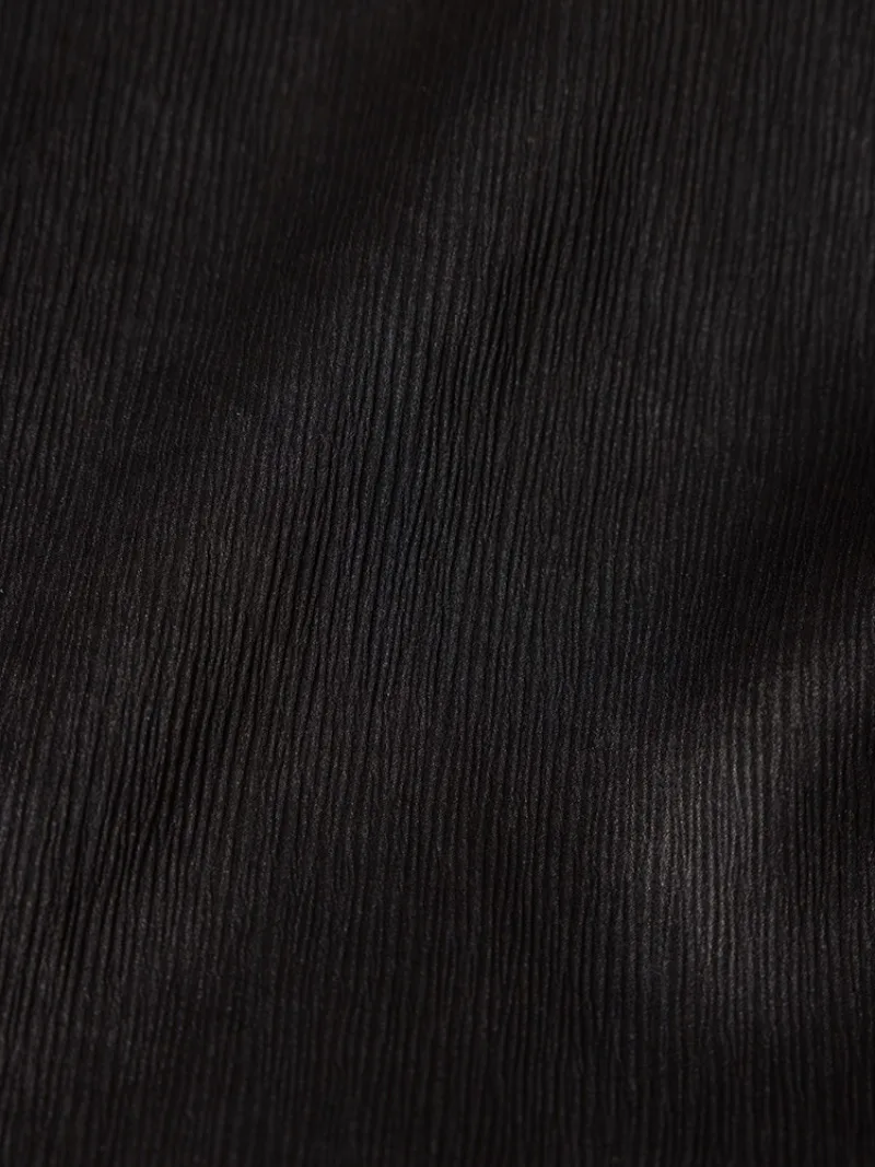 Black Single Breasted New Chinese Round Neck 100% Natural Mulberry Silk Gambiered Guangdong Gauze Women's Fashionable Jacket