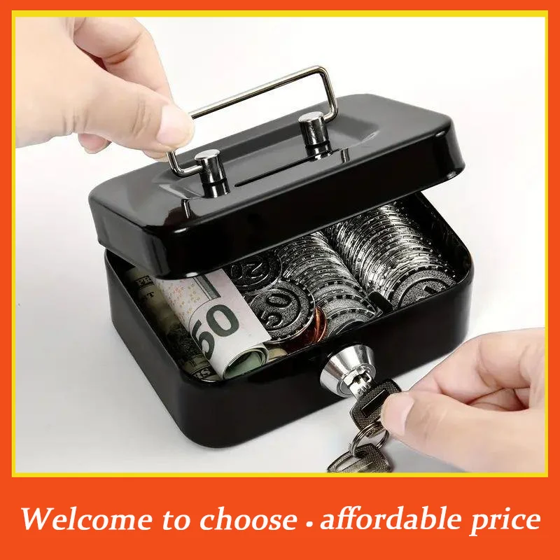 **Newly Designed Portable Piggy Bank Compact And Easy To Carry Key Holder With Lock Coin Box'
